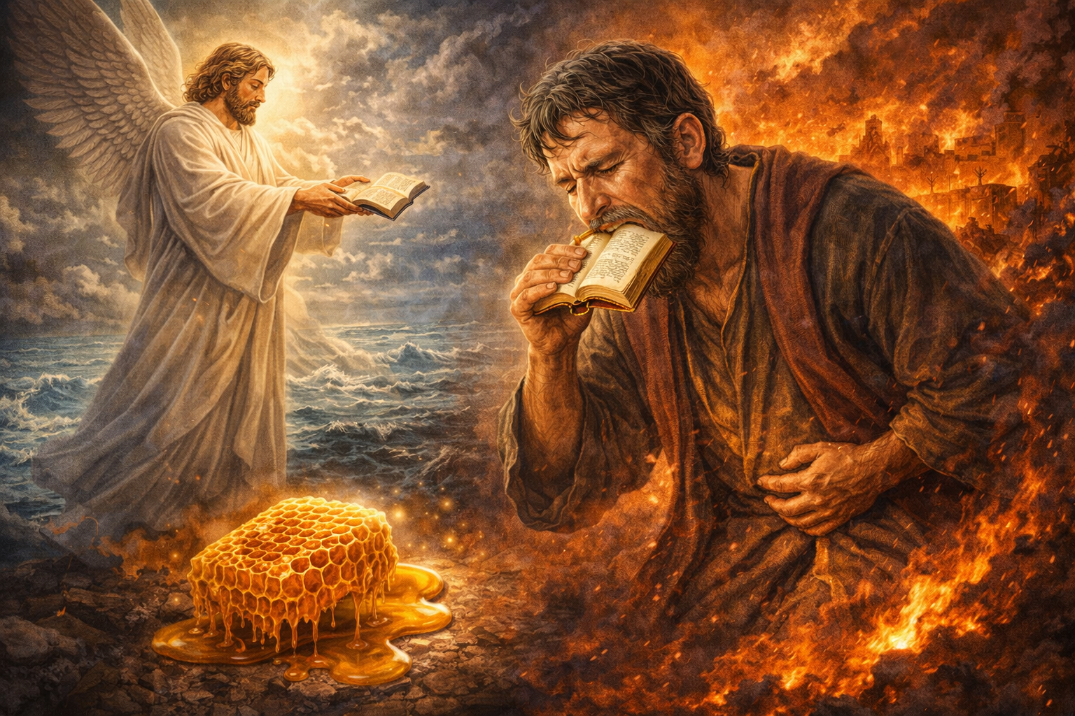 Sweet in the Mouth, Bitter in the Belly – Revelation 10:8-10