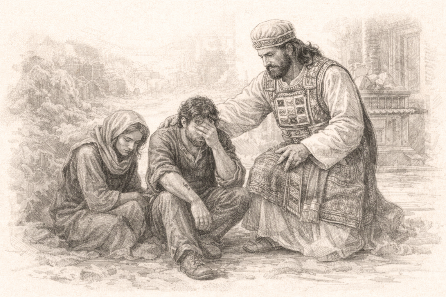 Still Wearing the Hospital Gown — Hebrews 5:2–4