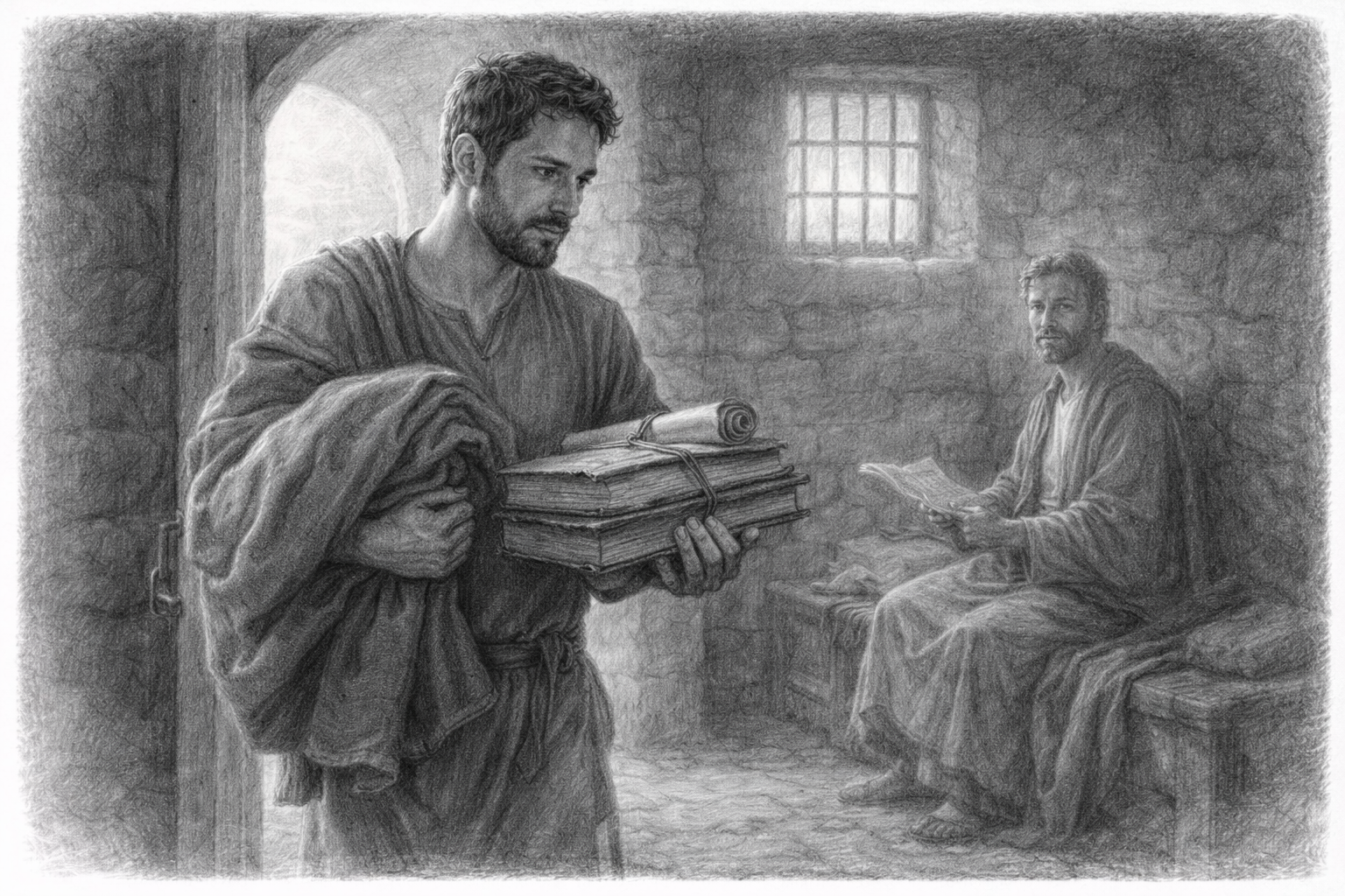 Bring the Books — 2 Timothy 4:12–13