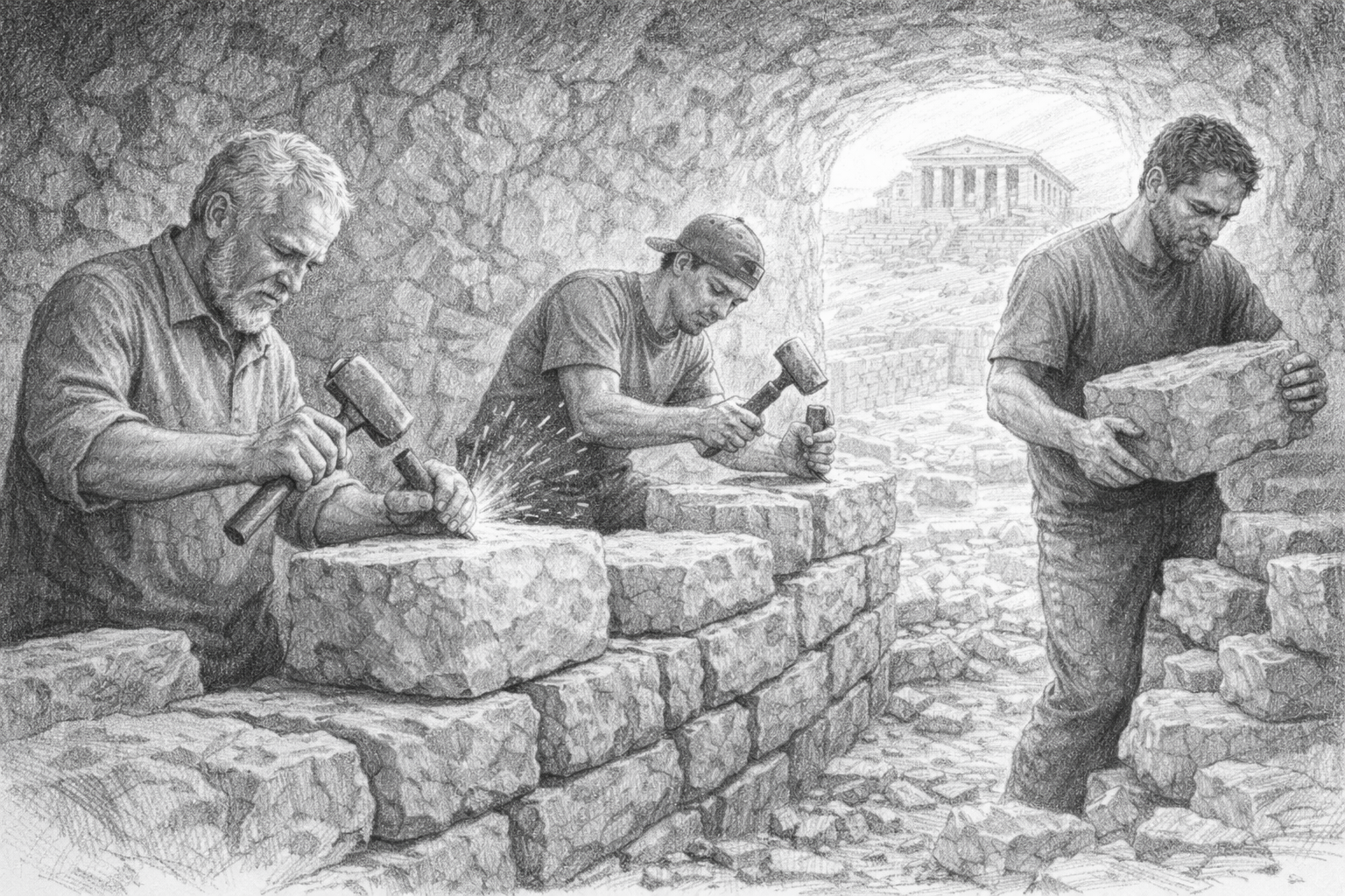 The Quarry Is Not the Temple – 1 Peter 2:5-8