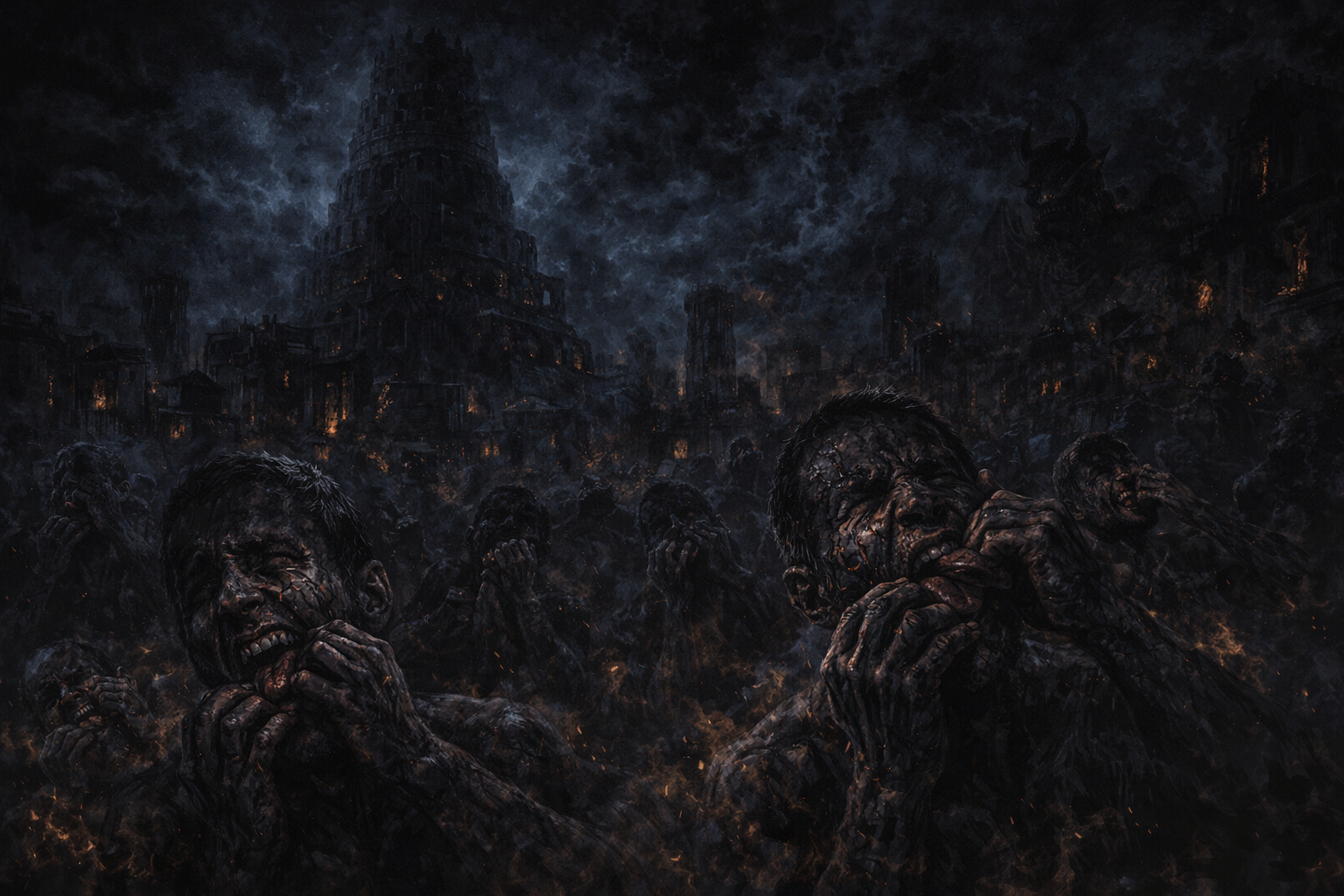 Tongues at Babel, Tongues in Babylon – Revelation 16:10