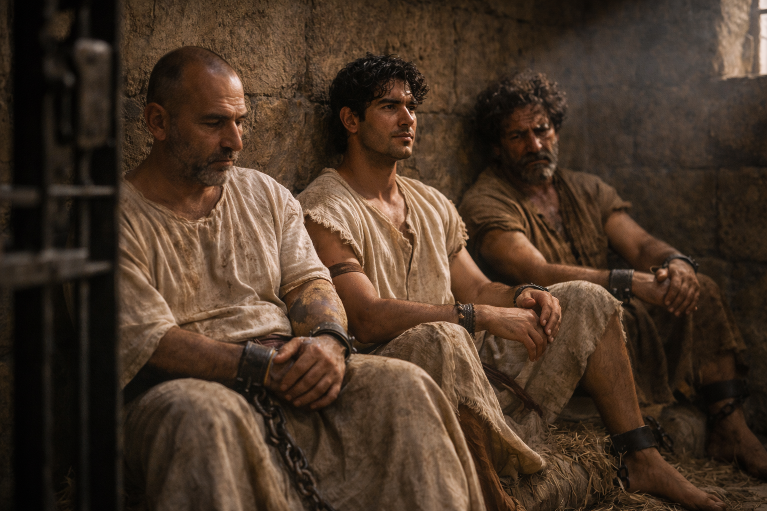 Two Men Beside Him – Genesis 40:1-4
