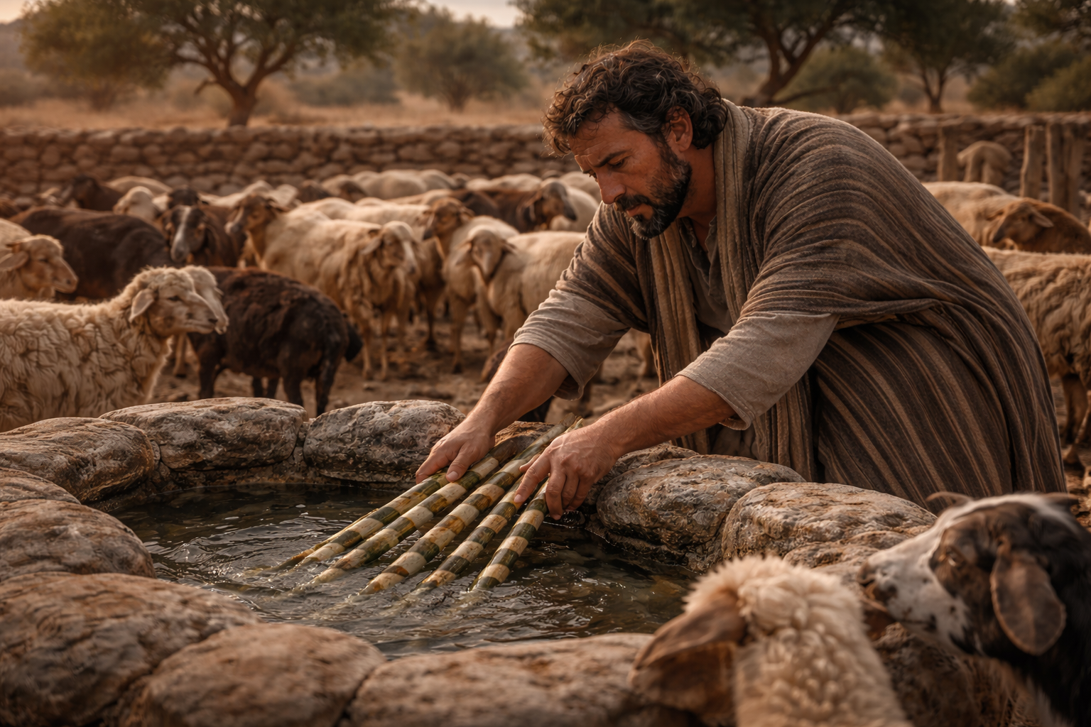 What Was Jacob Doing? – Genesis 30:37-38