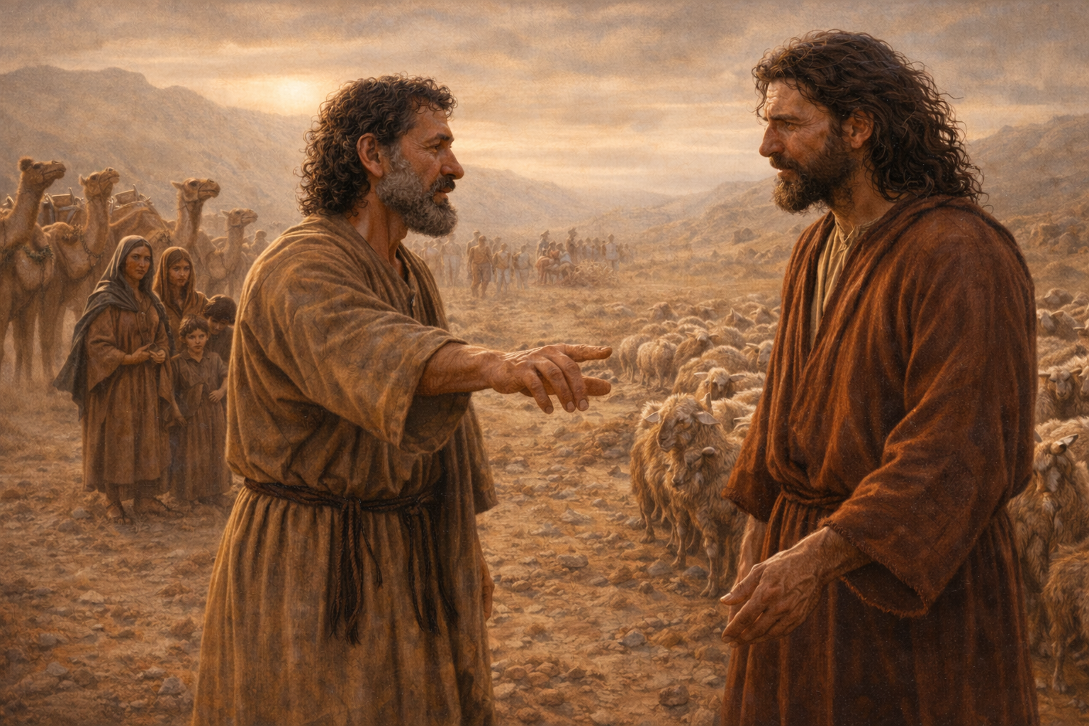 Softly on the Way – Genesis 33:13-14