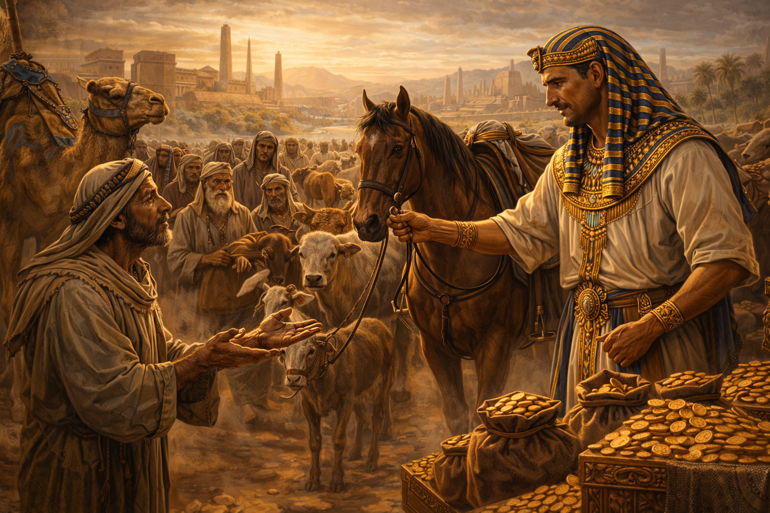 Bring It to the Throne – Genesis 47:15-17